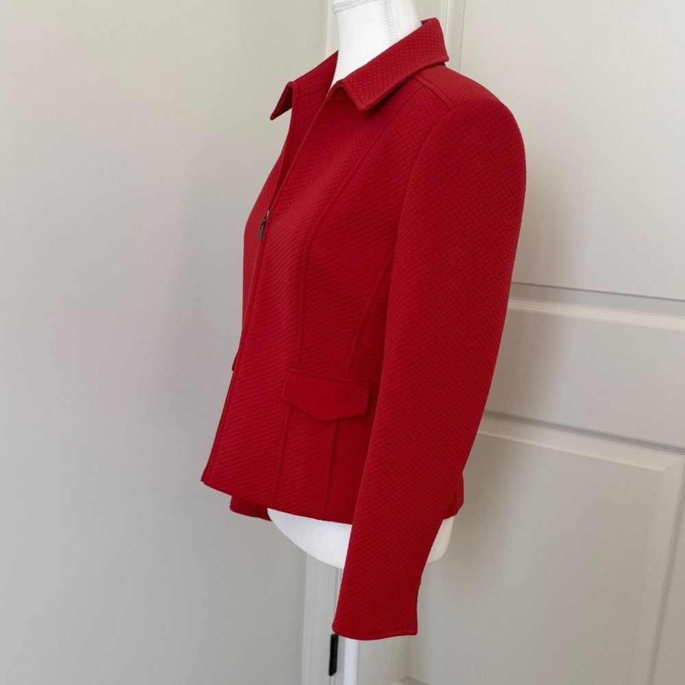 Talbots Vibrant Red Blazer - Picture 4 of 8